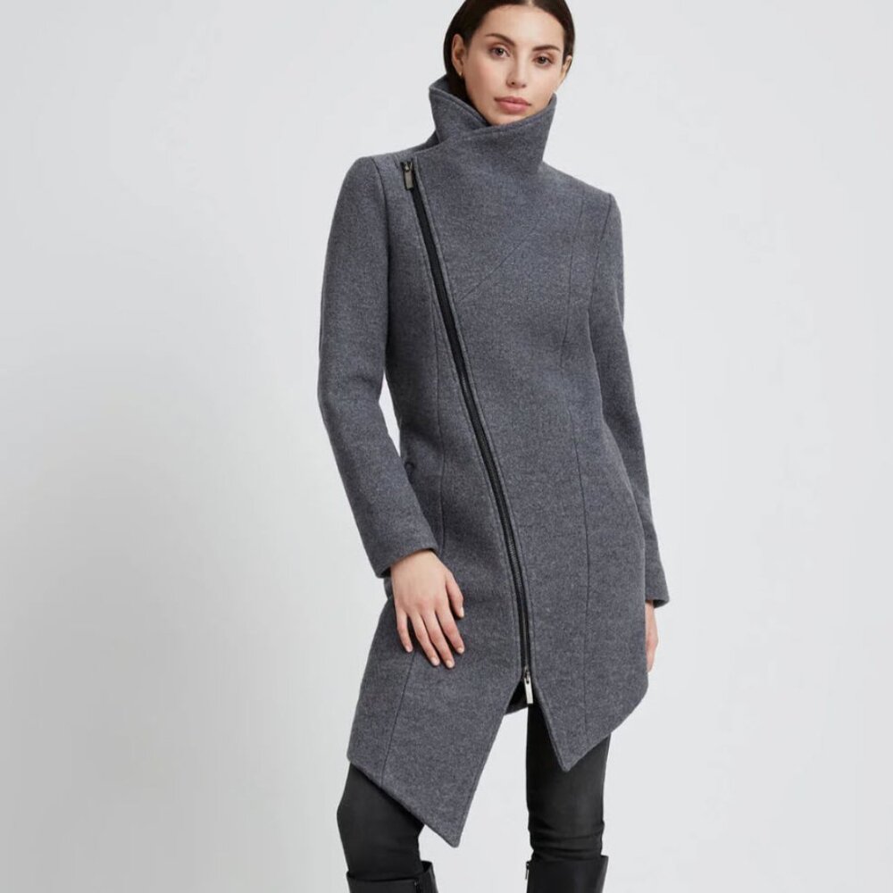 NWOT Marcella Maren Over Coat - Gray